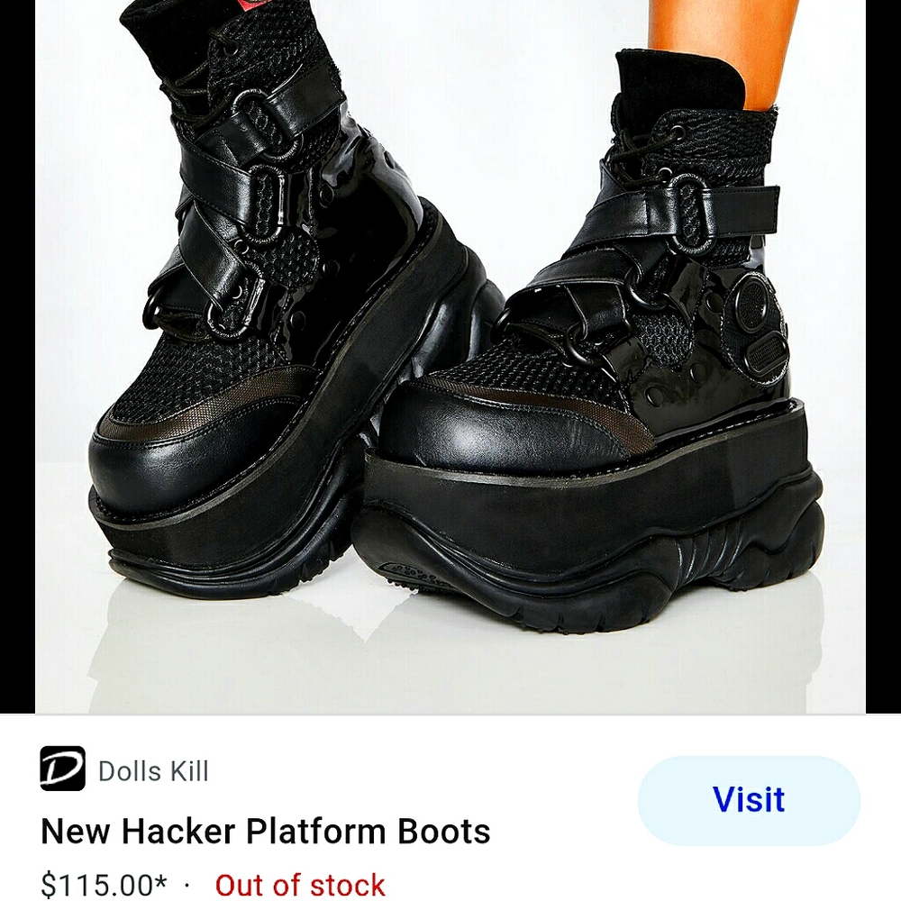 Demonia Neptune 126 Platform Boots